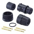 6280-4SG-315 - CONN PLUG FMALE 4POS GOLD CRIMP