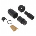 6280-6SG-519 - CONN PLUG FMALE 6POS GOLD CRIMP