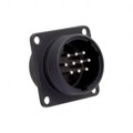 JR21WR-10P(31) - CONN RCPT MALE 10P SOLDER CUP
