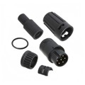 6282-6PG-522 - CONN PLUG MALE 6P GOLD SLDR CUP