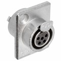 TY5F - CONN PLUG FMALE MINI XLR 5P SLDR