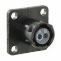 UTS08E2S - CONN RCPT FMALE 2P GOLD SLDR CUP