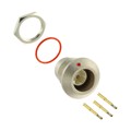 HS2P3F20 - CONN RCPT FMALE 3POS GOLD CRIMP