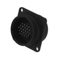 JR25WR-24P(31) - CONN RCPT MALE 4P SILV SLDR CUP