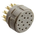 1600816 - CONN FMALE INSERT 16P SOLDER CUP
