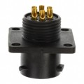 UTS010E6P - CONN RCPT MALE 6P GOLD SLDR CUP