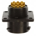 UTS012E10P - CONN RCPT MALE 10P GOLD SLDR CUP