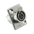 TY3F - CONN PLUG FMALE MINI XLR 3P SLDR
