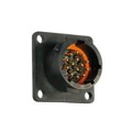 UTS012E14P - CONN RCPT MALE 14P GOLD SLDR CUP