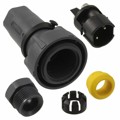 PXP7010/02P/ST/1113 - CONN PLUG MALE 2POS NICKEL SCREW