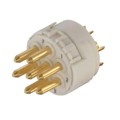 09151072602 - CONN MALE INSERT 7P SOLDER CUP