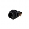 EN3P5MRAPCX - CONN RCPT MALE 5POS GOLD SOLDER