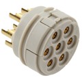 1594558 - CONN FMALE INSERT 7P SOLDER CUP