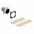 RT001619PNH-K - CONN RCPT MALE 19POS GOLD CRIMP