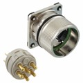 1619992 - CONN RCPT MALE 6POS GOLD SOLDER