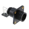 1-796403-2 - CONN RCPT MALE 4POS GOLD SOLDER