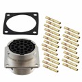 RT001823SNH-K - CONN RCPT FMALE 23POS GOLD CRIMP