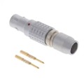 FGG.0B.302.CYCD56 - CONN PLUG MALE 2POS GOLD CRIMP