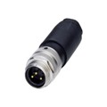 1521290 - CONN PLUG MALE 3POS GOLD SCREW