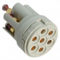 1594801 - CONN FMALE INSERT 7P GOLD SCREW
