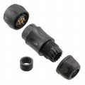 UTS6JC14E5S - CONN PLUG FMALE 5P GOLD SLDR CUP