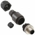 1200750018 - CONN RCPT MALE 3POS GOLD SCREW