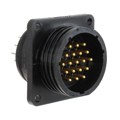213782-4 - CONN RCPT MALE 19POS GOLD SOLDER