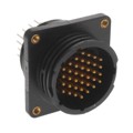 1-206934-4 - CONN RCPT MALE 37POS GOLD SOLDER