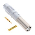 FFA.1Y.410.CTAC52 - CONN PLUG MALE 1P GOLD SLDR CUP
