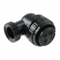 JL10-8A22-22SE-EB - CONN PLUG FMALE 4P SOLDER CUP