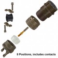 PT06SE-16-8S(SR) - CONN PLUG FMALE 8POS GOLD CRIMP