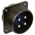 97-3102A-32-17P - CONN RCPT MALE 4P SILV SLDR CUP