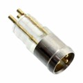 42-01002 - CONN PLUG MALE 3P GOLD SLDR CUP