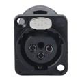 E3FSCB - CONN PLUG FMALE XLR 3P SLDR CUP