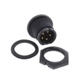 W17980-5PG-P-300 - CONN RCPT MALE 5POS GOLD CRIMP