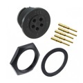 4380-5PG-300 - CONN RCPT MALE 5POS GOLD CRIMP