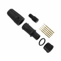 16980-5PG-522 - CONN PLUG MALE 5POS GOLD CRIMP