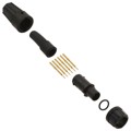 16980-6PG-522 - CONN PLUG MALE 6POS GOLD CRIMP