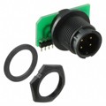7251-4PG-300 - CONN RCPT MALE 4POS GOLD SOLDER