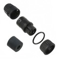 6382-3PG-318 - CONN PLUG MALE 3P GOLD SLDR CUP