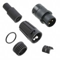 6382-3PG-516 - CONN PLUG MALE 3P GOLD SLDR CUP