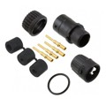 6380-4PG-3DC - CONN PLUG MALE 4POS GOLD CRIMP