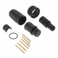 6280-6SG-513 - CONN PLUG FMALE 6POS GOLD CRIMP