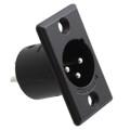 D3MB - CONN RCPT MALE XLR 3P SOLDER CUP