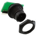 EN3P2MRAPCBW - CONN RCPT MALE 2POS GOLD SOLDER