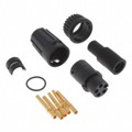 6380-5SG-519 - CONN PLUG FMALE 5POS GOLD CRIMP