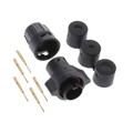 W6280-5PG-P-3DC - CONN PLUG MALE 5POS GOLD CRIMP
