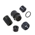 3282-5PG-328 - CONN PLUG MALE 5P GOLD SLDR CUP