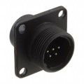 JR13WR-5P(72) - CONN RCPT MALE 5P SILV SLDR CUP