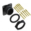 14380-10PG-300 - CONN RCPT MALE 10POS GOLD CRIMP